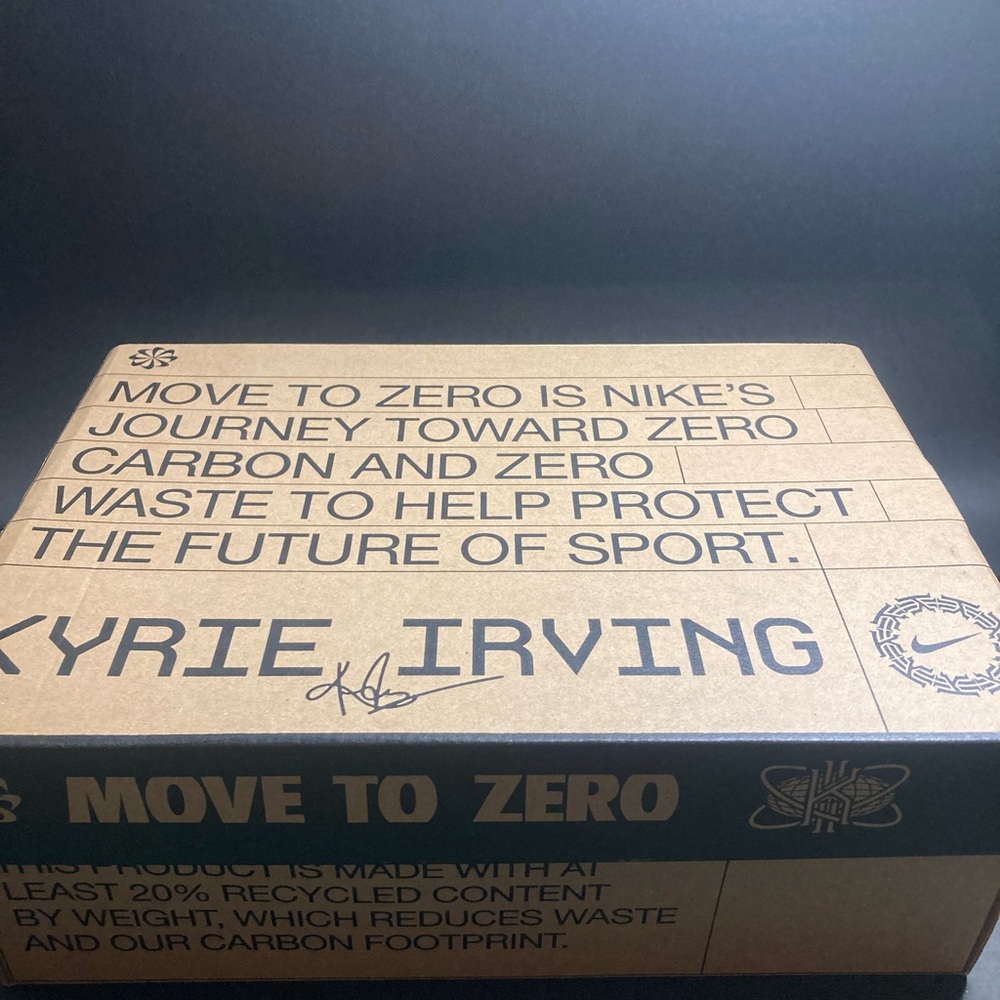 Nike Kyrie 8 GO SE (GS) YOUTH 6, Basketball, Red, Yellow , Blue Shoes, Irving - Picture 8 of 8